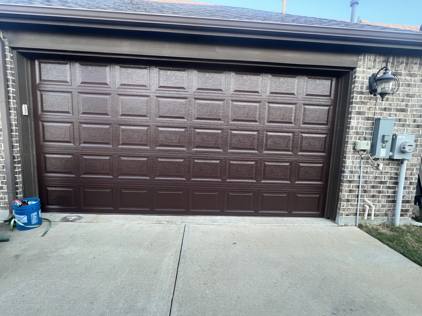 Garage door opener installation